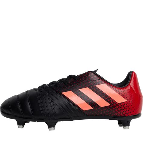 buy adidas junior boys  blacks sg soft ground rugby boots core blacksignal coralscarlet