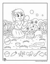 Hidden Printable Kids Park Summer Activities Find Preschool Woojr Printables Choose Board Puzzles Pages sketch template