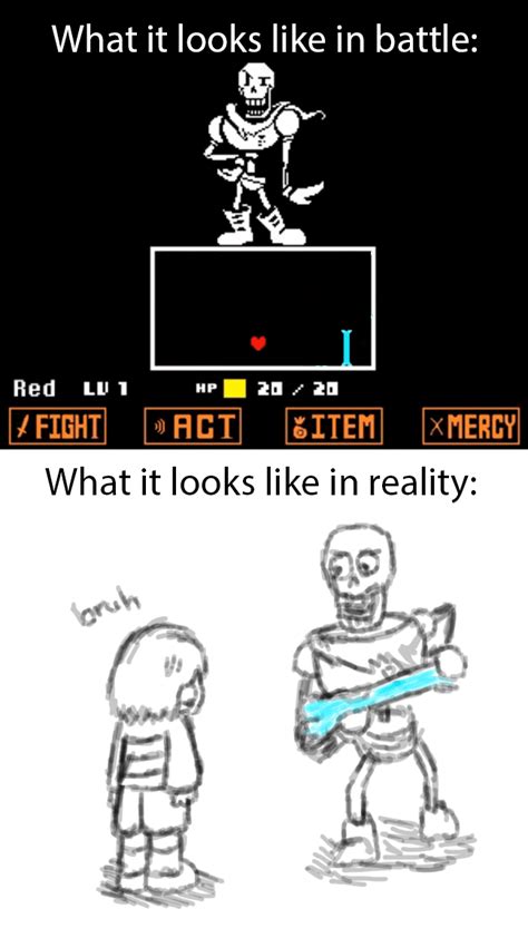 In Game Vs Reality Blue Attacks Undertale Undertale Game