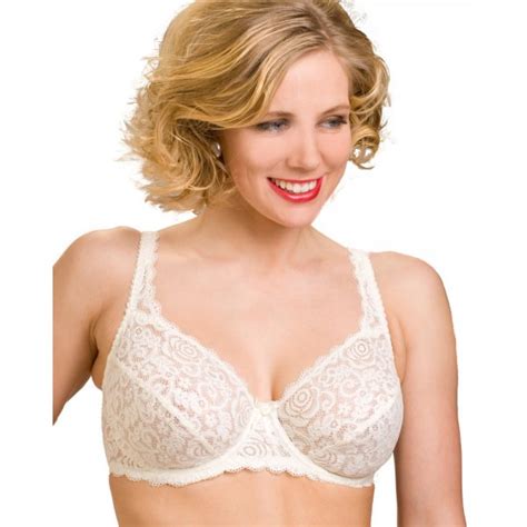 womens underwired rhapsody bra ivory camille lingerie ladies lace size