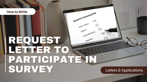 request letter  participate   survey youtube