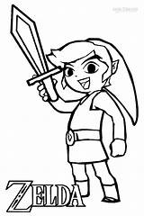 Wind Coloring Waker Link Pages Printable Getcolorings Color sketch template