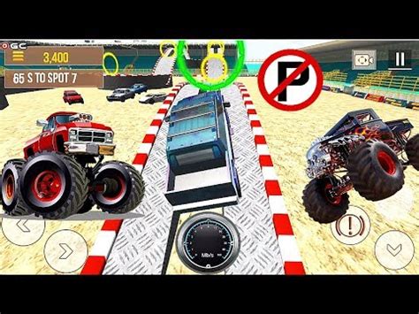 monster truck stunts  mega trucks driving android gameplay video  youtube