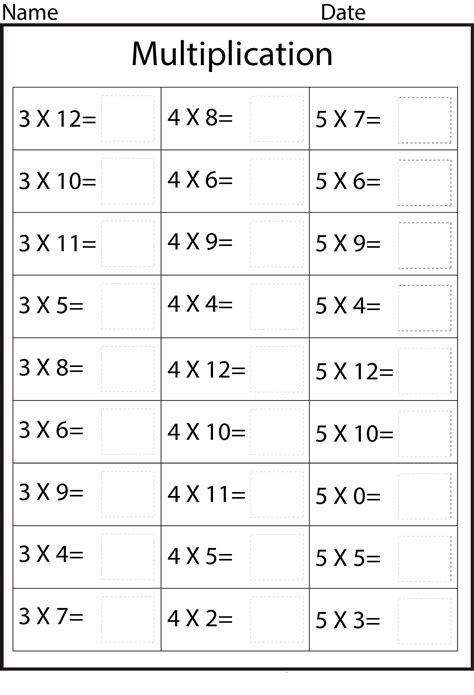 times table practice sheets commonvamet