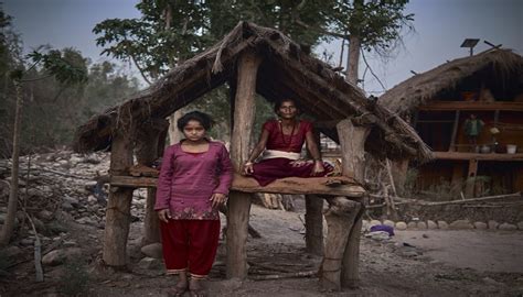 isolation of menstruating women is now an offence in nepal