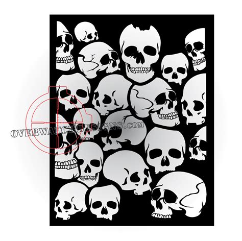 skull stencil overwatch designs