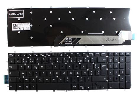 dell inspiron   black french layout replacement laptop keyboard