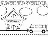 Mewarnai Sekolah Printable Sketsa Selamat Aktifitas Datang Menggambar Rebanas Kelas Everfreecoloring Buku Sekolahan Bus Satpam Kembali Latihan Bina Ayat sketch template