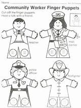 Helpers Puppets Helper Worker Puppet Patterns Uložené Fireman sketch template