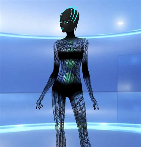 zaneida  sims      alien grid  web body
