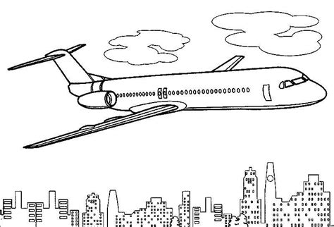 coloriage boeing  coloriages sketch coloring page