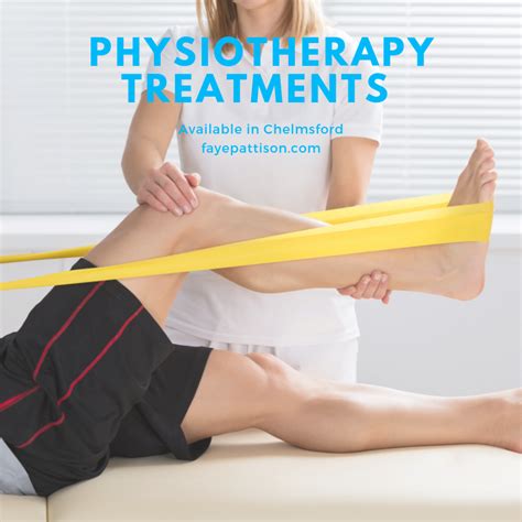 Physiotherapy Treatments Available In Chelmsford Faye Pattison