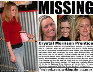 crystal morrison massive search for north carolina mother 31 who