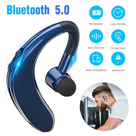 bluetooth headset wireless earpiece bluetooth   cell phones  ear piece hands