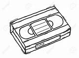 Cassette sketch template