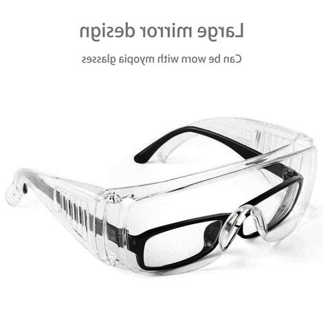 us stock safety goggles over glasses lab work