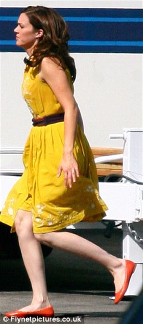 Mandy Moore Clutches Her Chest As She Emerges From Her Trailer On Set