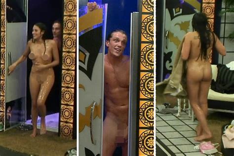 celebrity big brother shocks with full frontal nudity after marnie simpson and lewis bloor s x