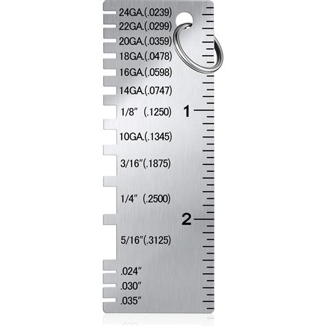 buy gauge metal sheet thickness gauge metal gauge tool stainless steel thickness gauge  sided