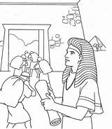 Coloring Bible Pages Joseph Egypt Dreams Kids Pharaoh Story King Activities Stories Sunday School Crafts sketch template