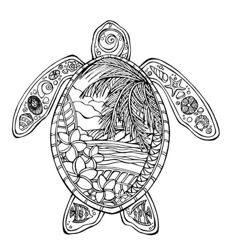 turtle mandala coloring pages printable   goodimgco