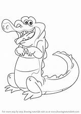 Tock Tick Croc Crocodile sketch template