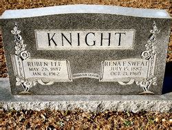 ruben lee knight   find  grave memorial
