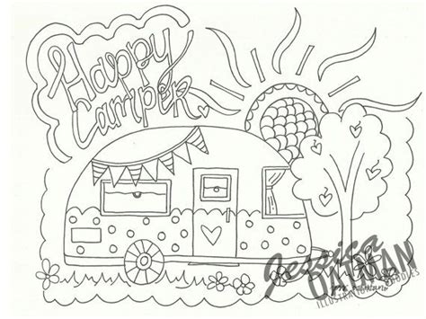 camper coloring pages coloring home