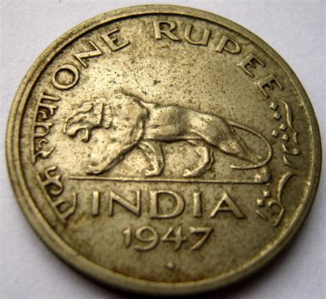 coins  india  king george vi