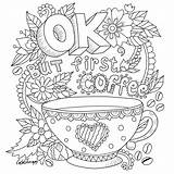 Starbucks Therapeutic Colouring Tea Coloringhome sketch template