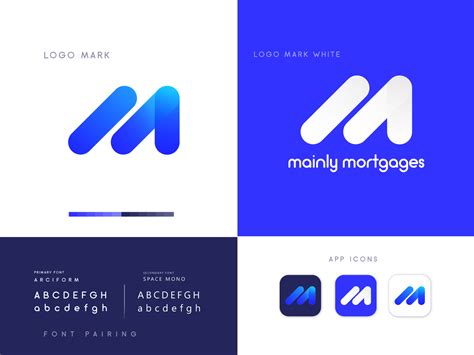 modern letter logo design concept logo design branding