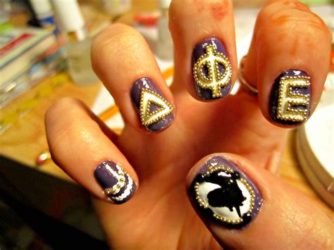 coolest  ive   sorority nails sorority