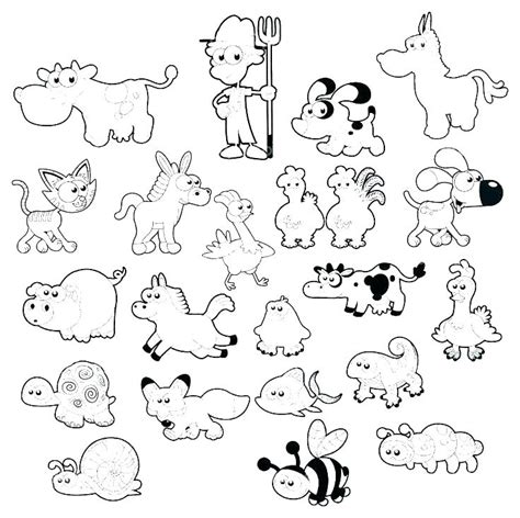 animals   babies coloring pages  getdrawings