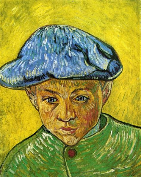 Portrait Of Camille Roulin 1888 Vincent Van Gogh