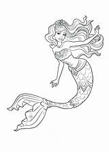 Sirene Mermaid Merman Colorat H2o Plansa Planse Unicorn Copii sketch template