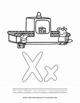 Peppa Tulamama Tracing Letters Printables sketch template