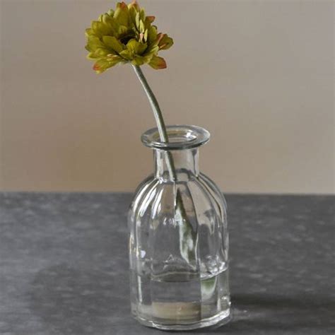 Vintage Glass Bottle Vase Two Sizes By The Wedding Of My Dreams