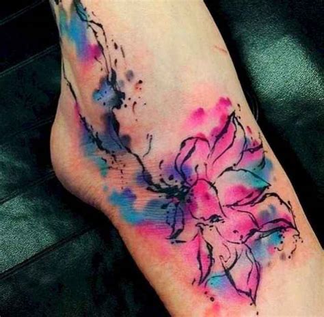 59 Most Beautiful Watercolor Tattoos Art Ideas