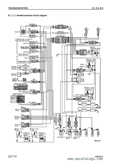komatsu electric forklift wiring diagram