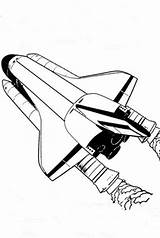 Shuttle Space External Tank Coloring Its sketch template