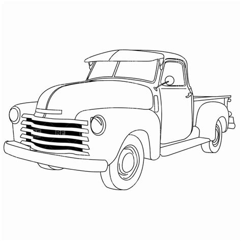 pickup trucks coloring pages luxury  trucks  color clipart