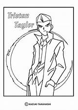 Tristan Taylor Coloring Pages Print Yu Gi Oh Hellokids Color sketch template