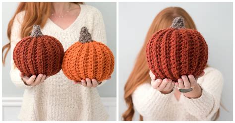 easy large pumpkin patterns crochet kingdom