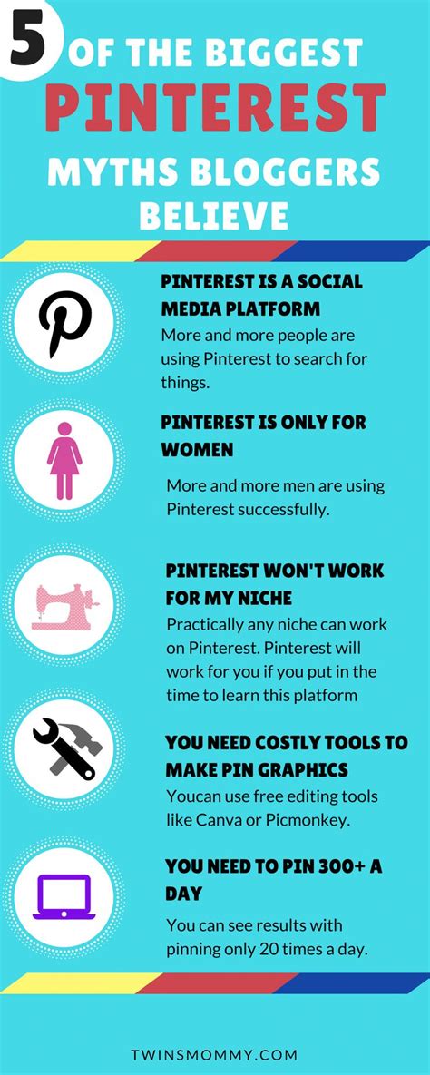 5 Top Pinterest Myths That Everybody Believes Twins Mommy Social