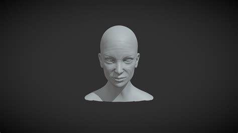 female head realistic base mesh  model buy royalty