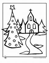 Coloring Christmas Church Pages Printable Drawing Print Activities Kids Christian Cards Birthday Getdrawings Printer Send Button Special Use Only Popular sketch template