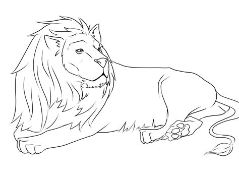 printable coloring lion coloring pages
