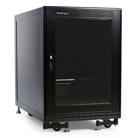amazoncom startechcom    black server rack cabinet  fans cabinet black