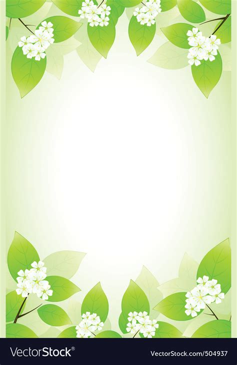 nature frame royalty  vector image vectorstock