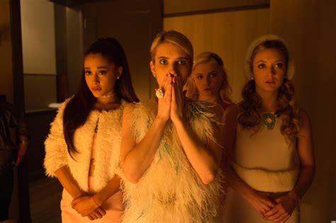see the first ‘scream queens trailer with emma roberts ariana grande fashion gone rogue